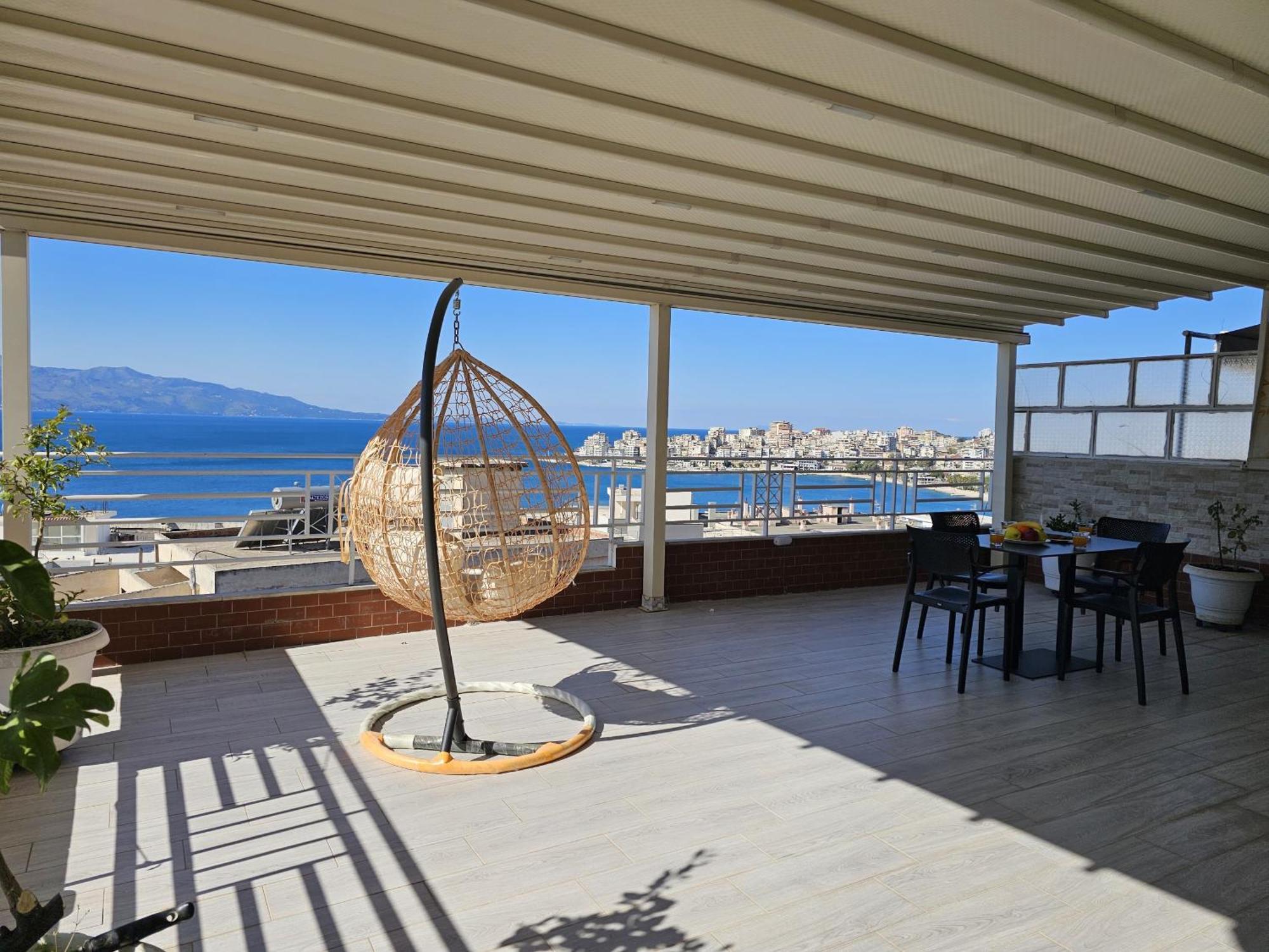Deep Blue Rooftop - 111 Saranda Dış mekan fotoğraf